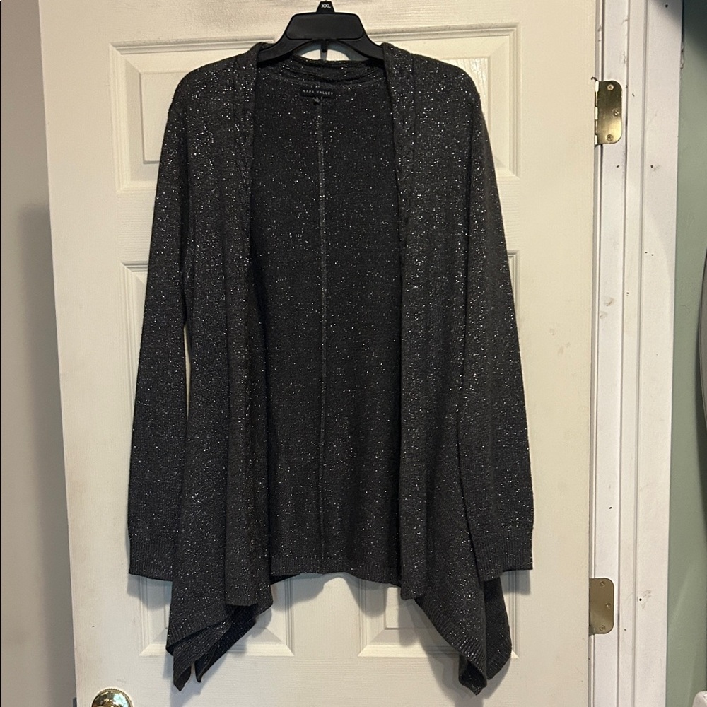 Napa Valley Cardigan Size Large Gray